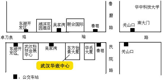 ����Զ���人���ĵ�ͼ